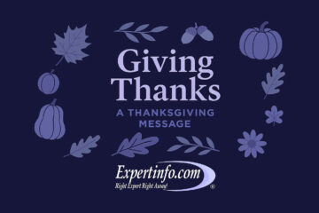 Giving Thanks: A Thanksgiving Message from Expertinfo.com
